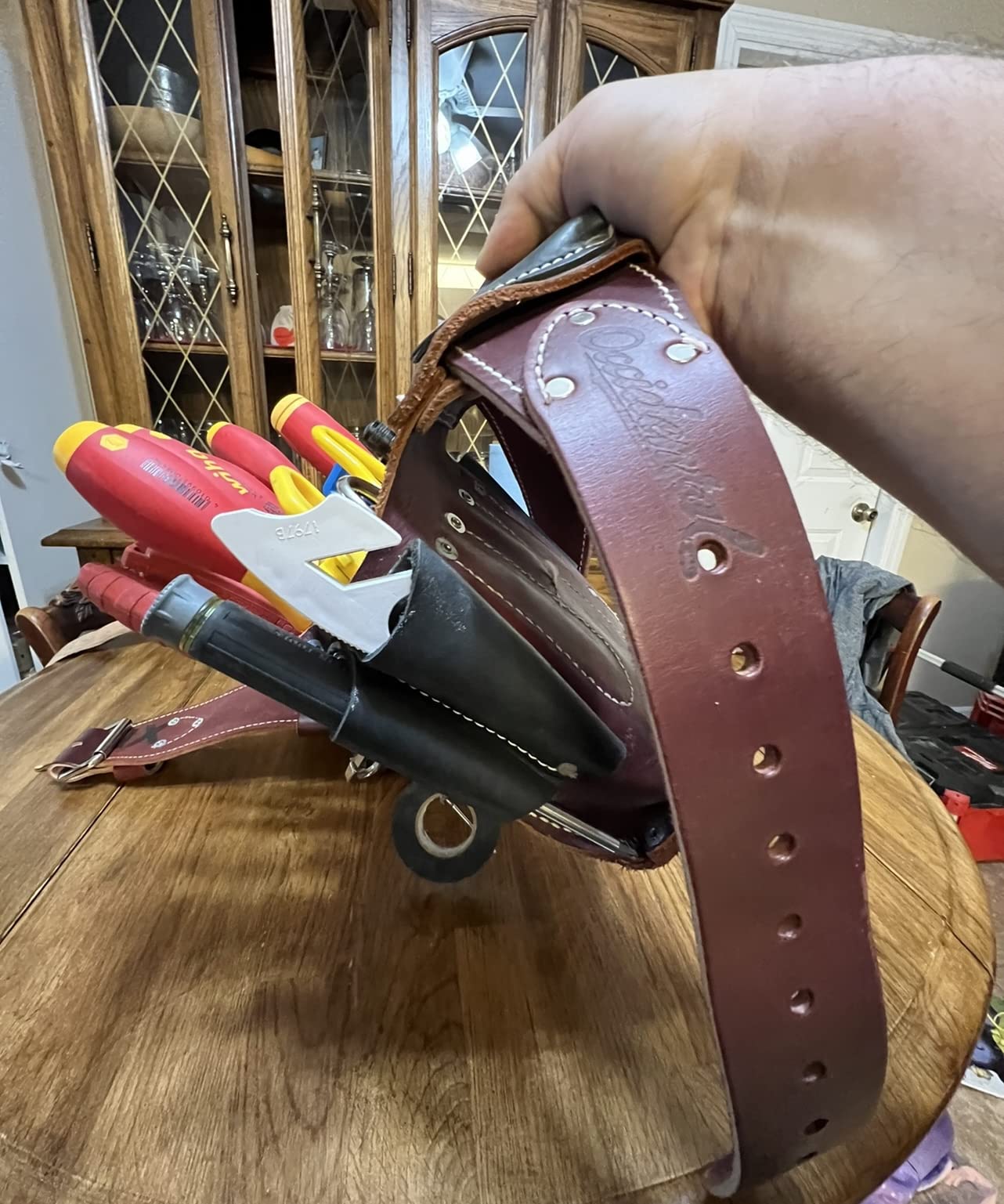 Occidental Leather Electrician’s Tool Case - Right Hand - 25 Pockets & Tool Holders - Made in USA customer photo 1