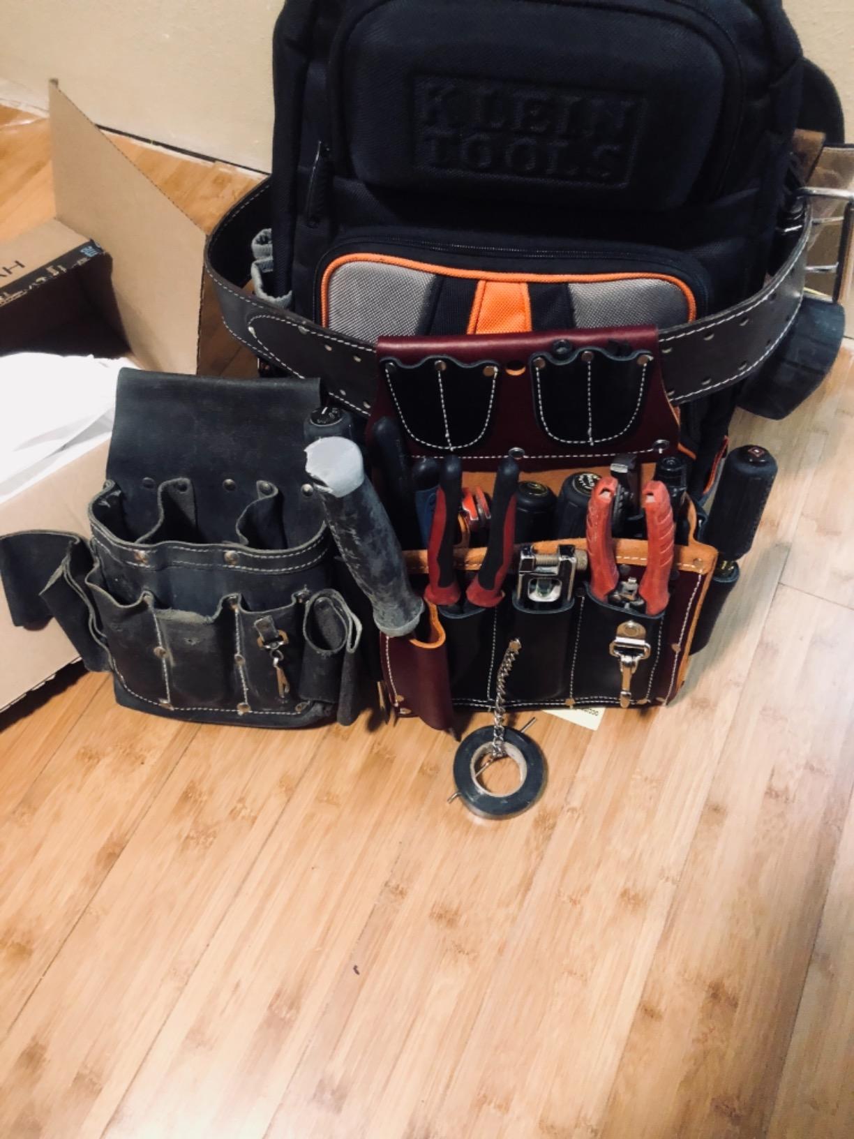 Occidental Leather Electrician’s Tool Case - Right Hand - 25 Pockets & Tool Holders - Made in USA customer photo 2