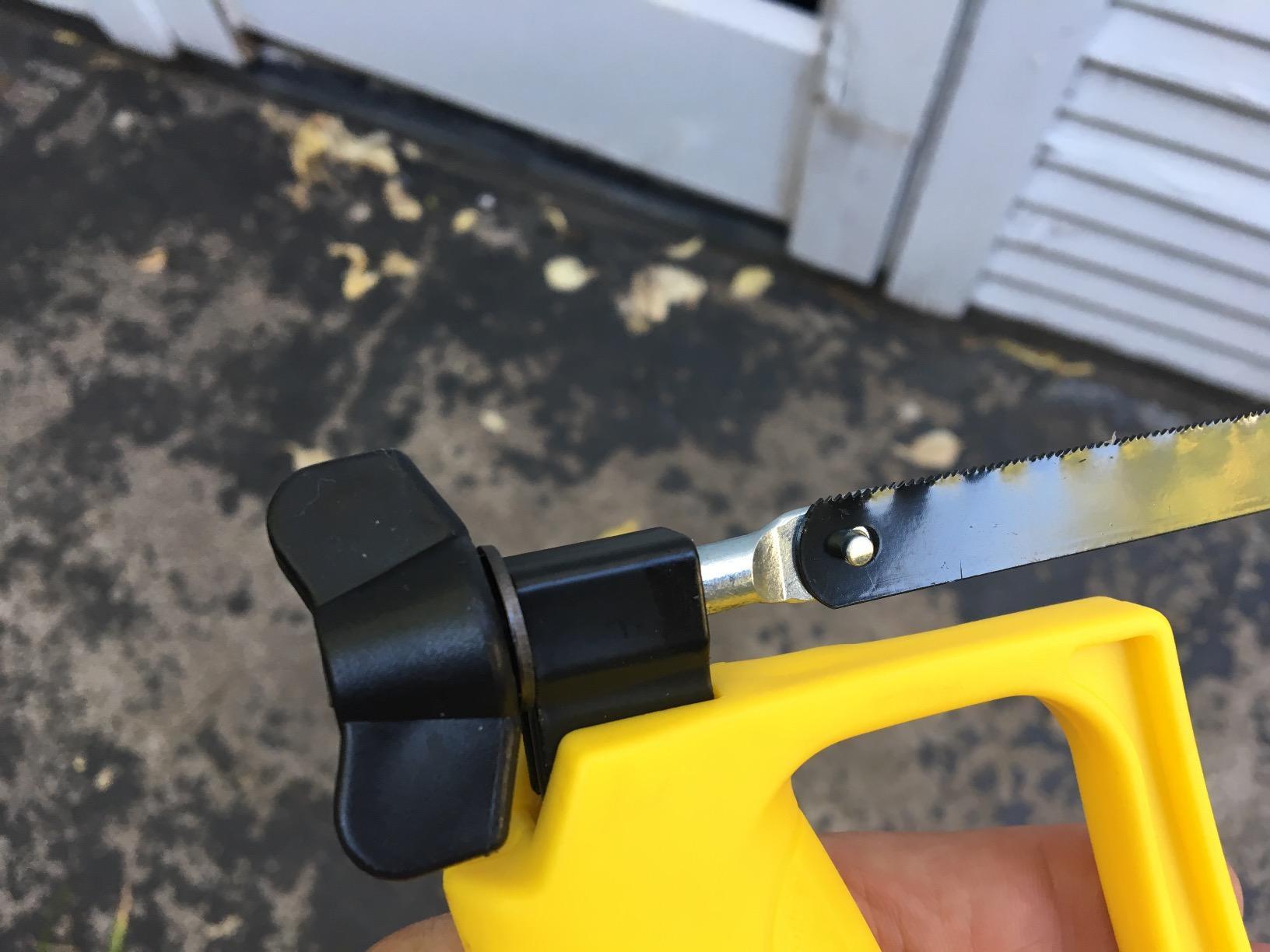 STANLEY 12 in D-Shape Hacksaw,24 TPI, Solid Frame Carbon Steel (STHT20138) customer photo 2