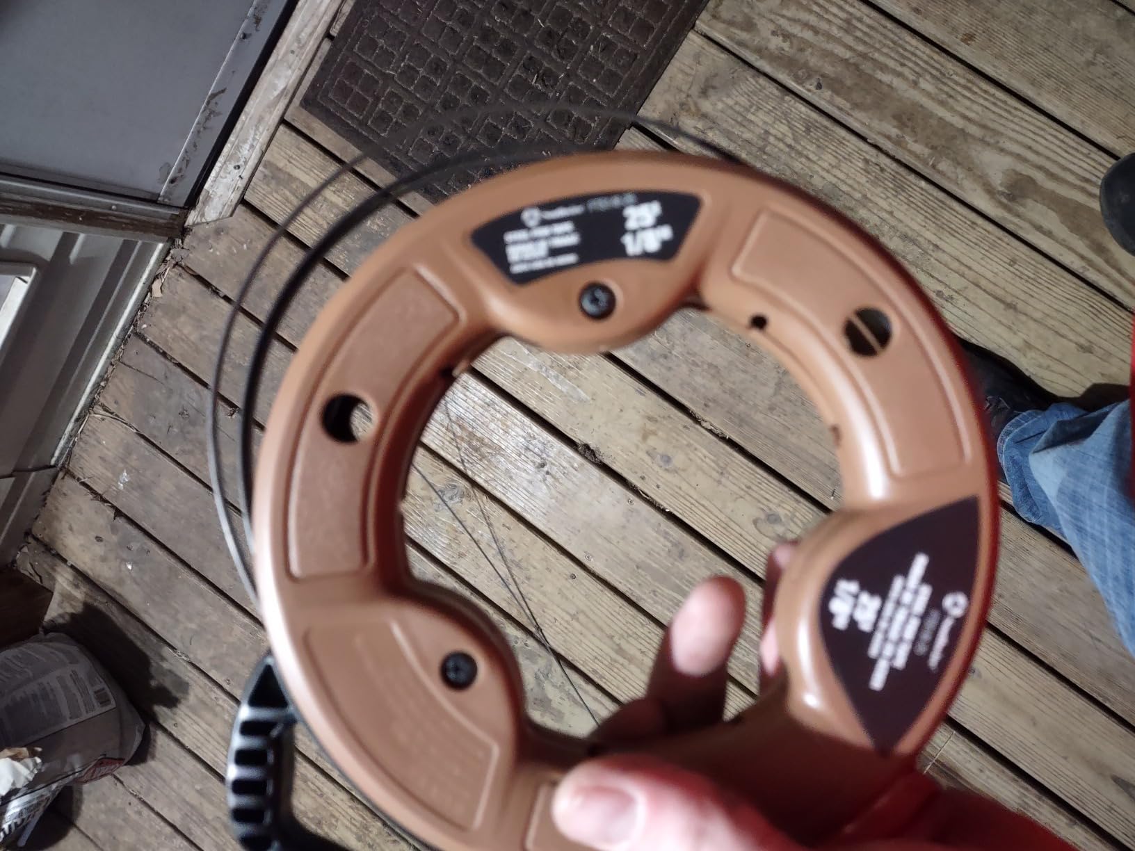 Southwire Fish Tape Tool - Durable 1/8-Inch Tempered Spring Steel for Efficient Wire Pulling - High-Impact Case - Ergonomic Handle - Fast Rewind Design - 25-Foot Length customer photo 2