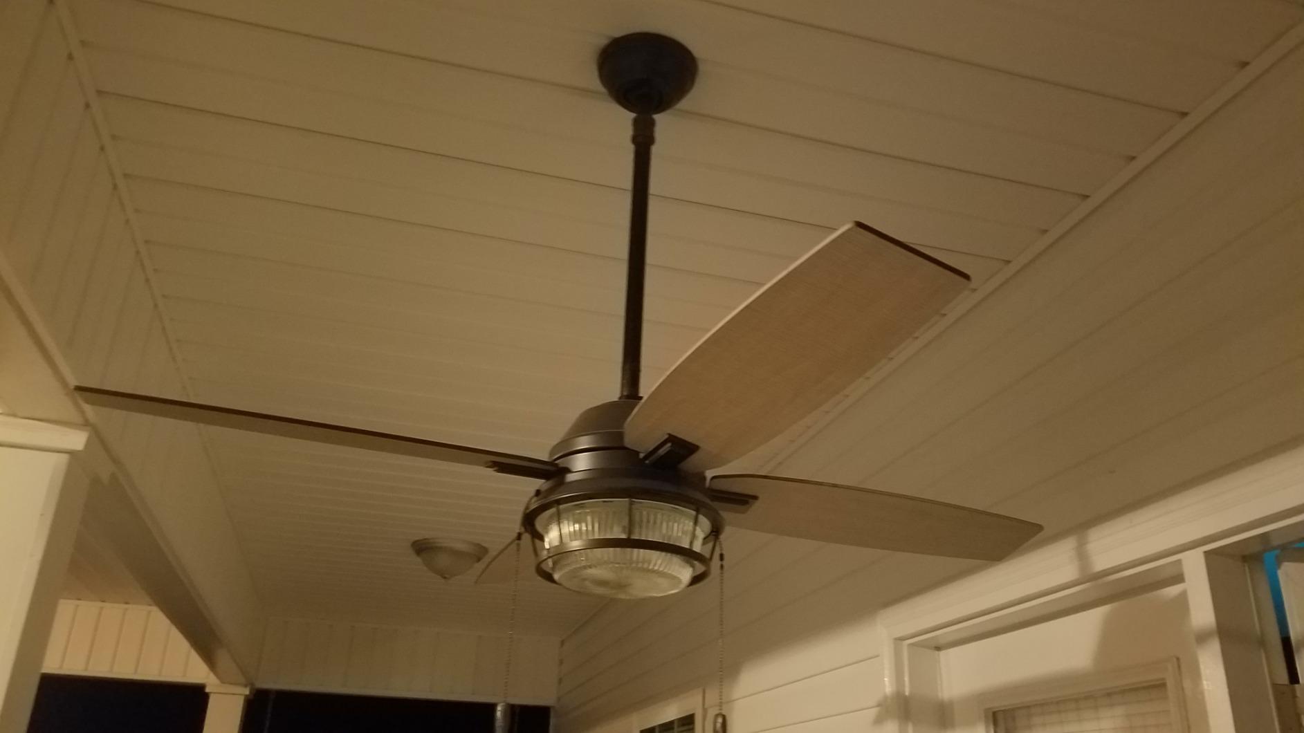 Hunter Ocala, Outdoor or Indoor, Ceiling Fan, Rustic, 52 inch, Noble Bronze customer photo 1