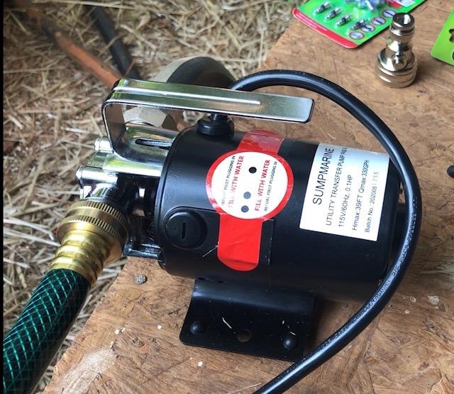 SumpMarine Water Transfer Pump, 115V 330 Gallon Per Hour - Portable Electric Pump with 6' Hose Kit, Remove Water From Pools, Rain Barrel, Aquariums customer photo 1