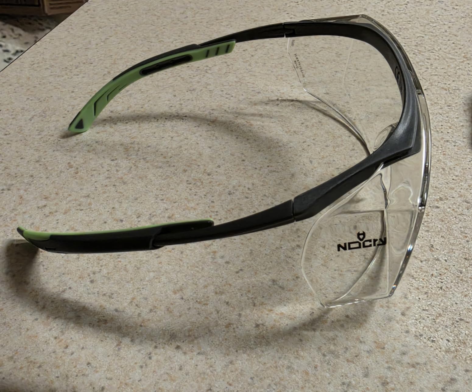 NoCry Safety Glasses Over Eyeglasses for Men and Women with Anti Scratch Lenses and Integrated Side Shields — Adjustable Temples with Anti-Slip Tips — 100% UV Protective Eyewear — ANSI Z87 Certified customer photo 2