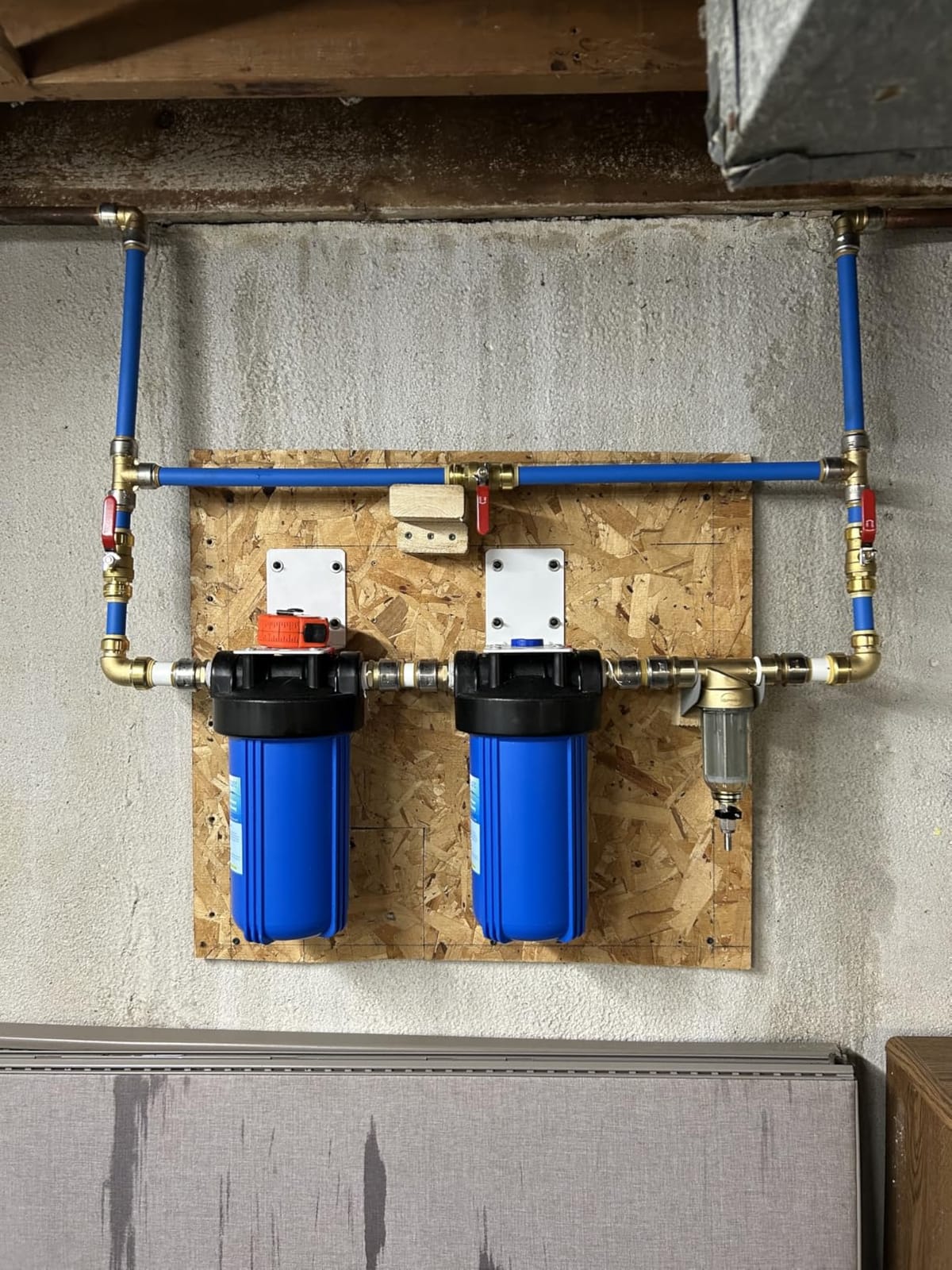 Geekpure 10-Inch Whole House Water Filter Housing-4.5 x 10 Inch-1“ Port customer photo 1