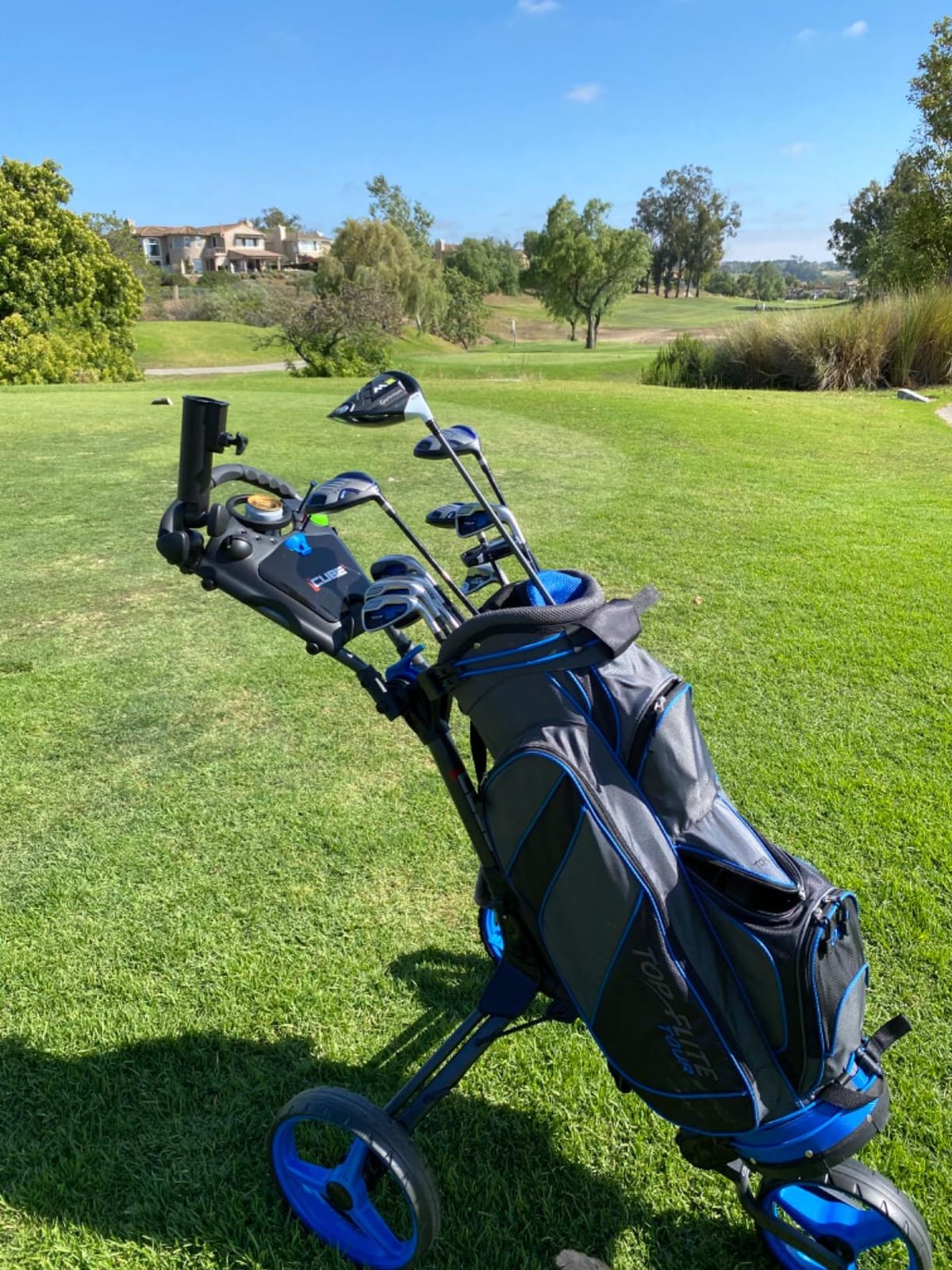 CUBE Cart - 3-Wheel Golf Push Cart customer photo 2