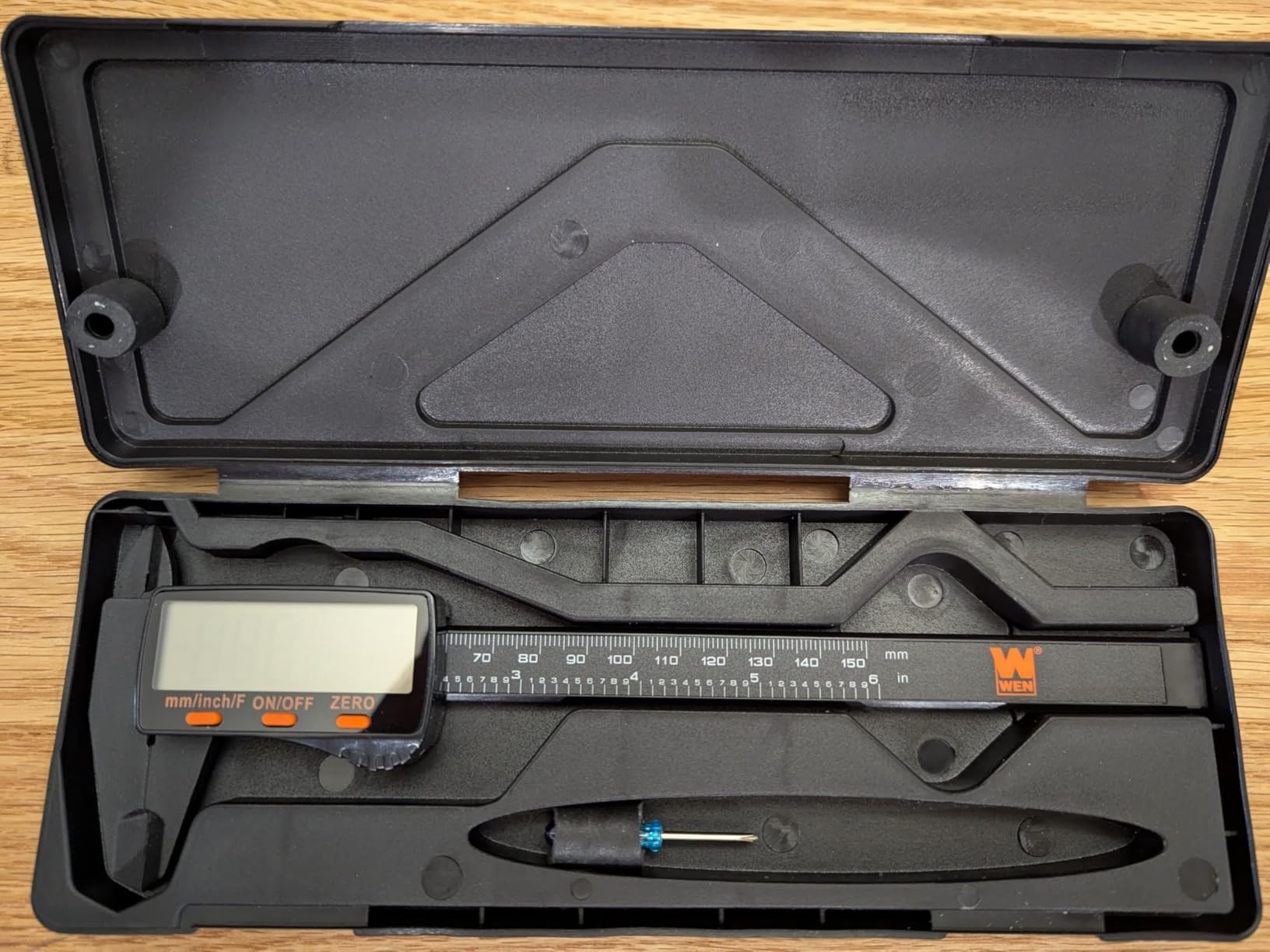 WEN 10761 Electronic 6.1-Inch Digital Caliper with LCD Readout and Storage Case customer photo 2