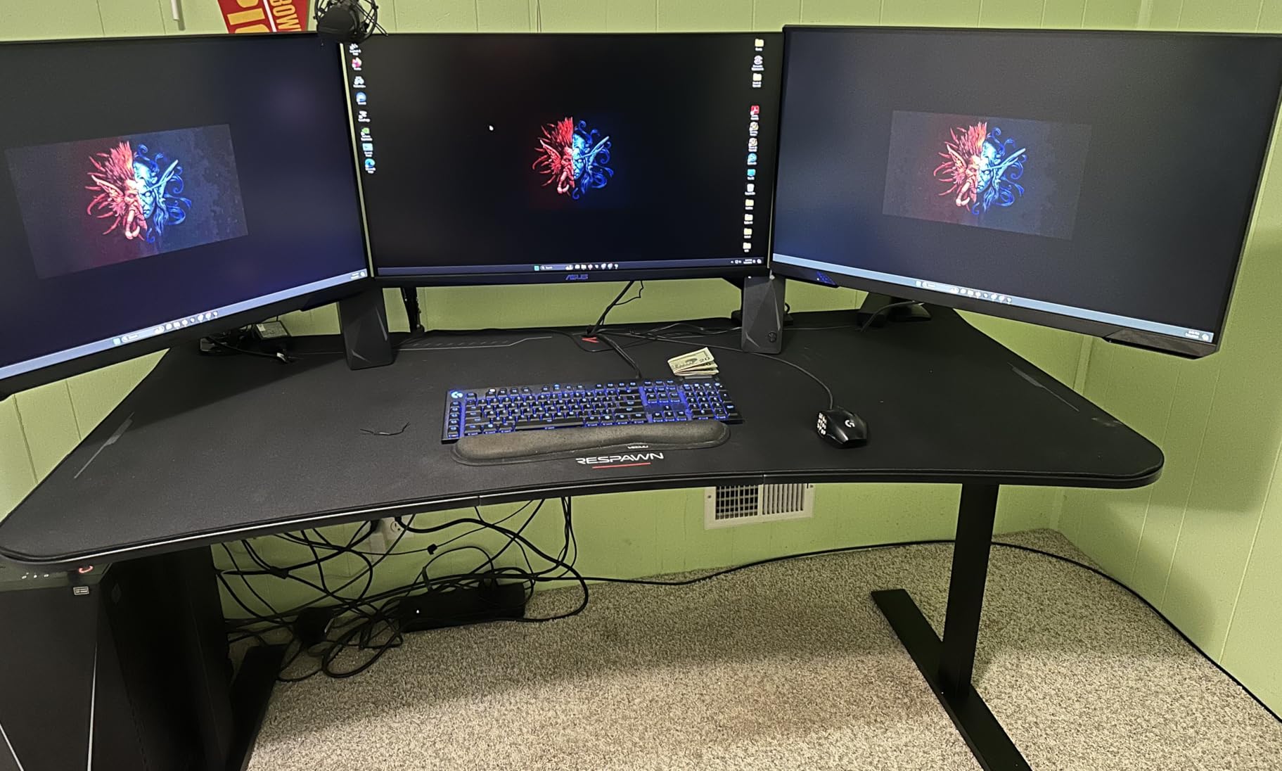 Respawn 1048 Gaming Desk, 48 Inch Computer Desk with Cable Management customer photo 2