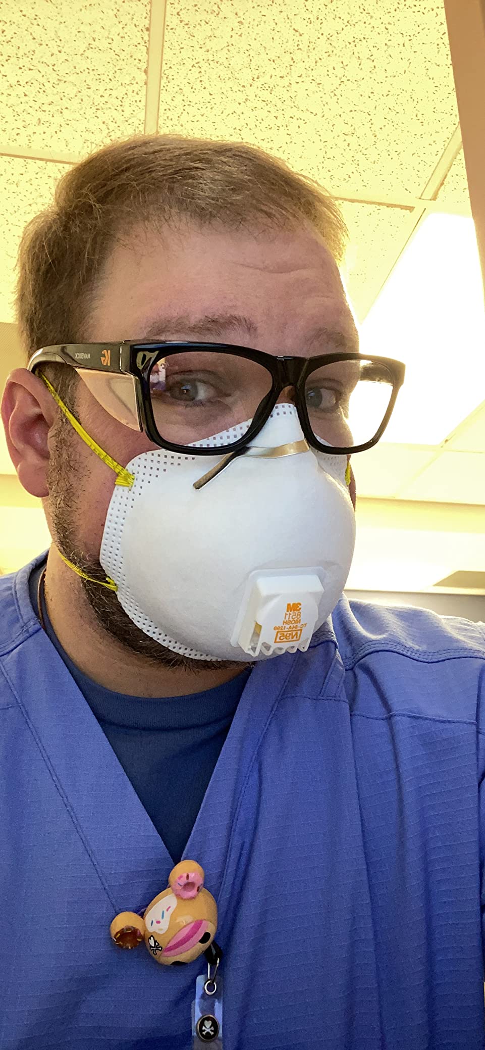 KleenGuard™ V30 Maverick Eye Protection (49309), with KleenVision™ Anti-Fog Coating, Clear Lenses, Black Frame customer photo 1