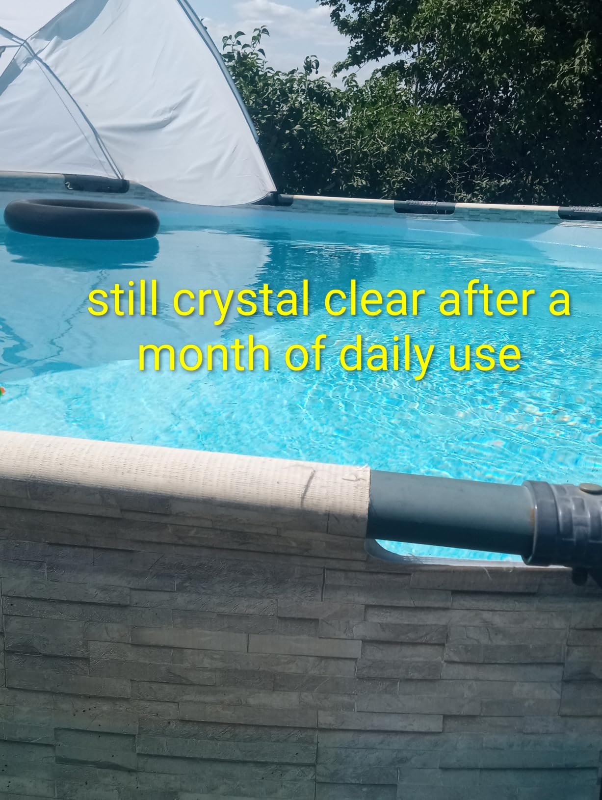 INTEX Krystal Clear 2,100 GPH Sand Filter Pump and Pool Saltwater System customer photo 1