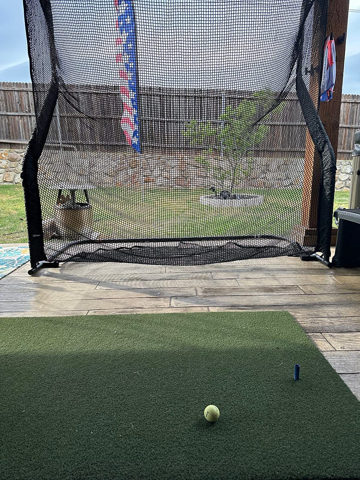 The Net Return Home/Pro Series Golf Net, Multi-Sport, 7x7 ft – 8x7.5 ft, Auto Ball Return, Portable for Indoor/Outdoor customer photo 1