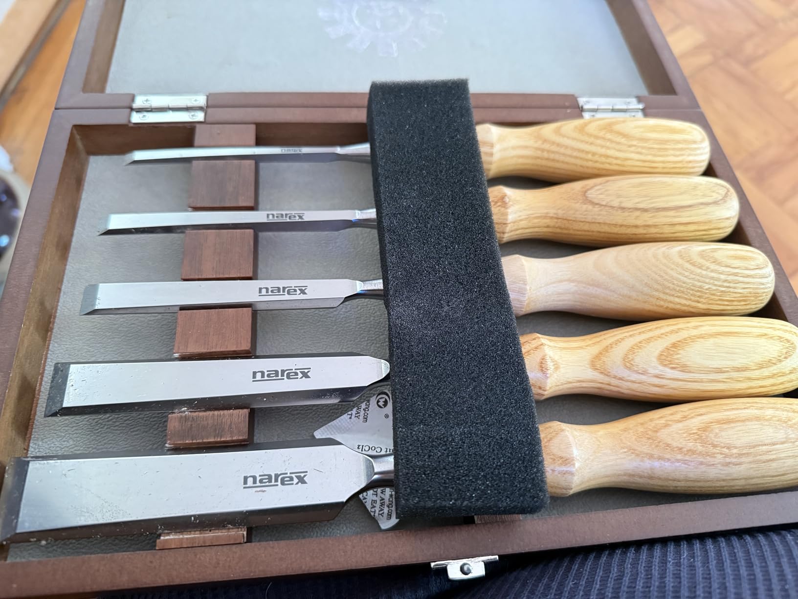 Narex Richter Bevel Edge Chisel Set of 5 customer photo 1