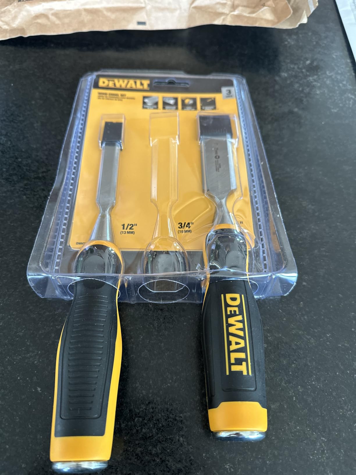 DEWALT Wood Chisel Set (3-Piece) DWHT16862 customer photo 2