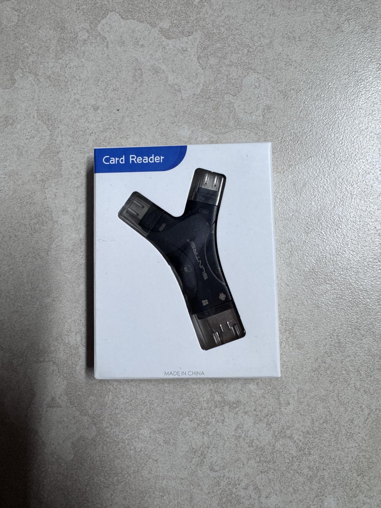 SD Card Reader for iPhone/ipad/Android/Mac/Computer/Camera,4 in1 Micro SD Card Reader Trail Camera Viewer, Portable Memory Card Reader SD Card Adapter for SD and TF Cards(White) customer photo 1