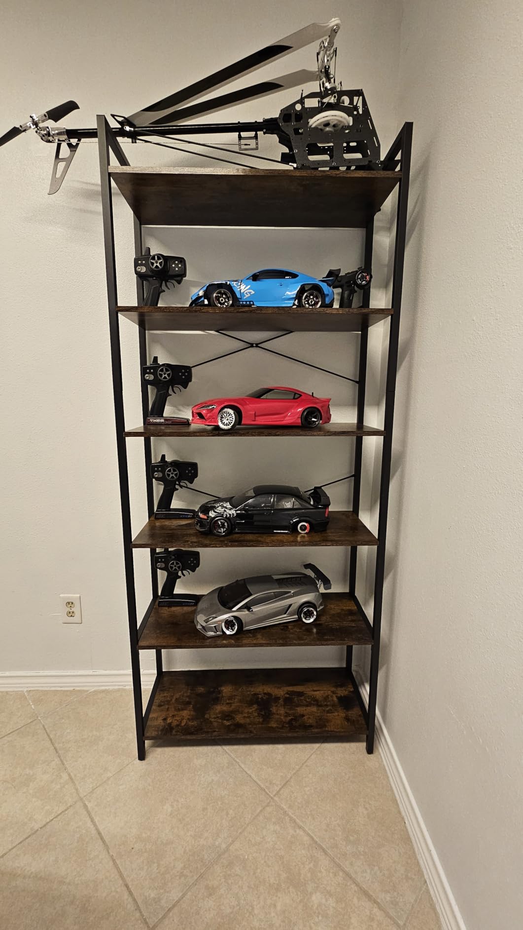VASAGLE 5-Tier Bookshelf, Bookcase with Shelves, Storage Shelf, Living Room customer photo 1