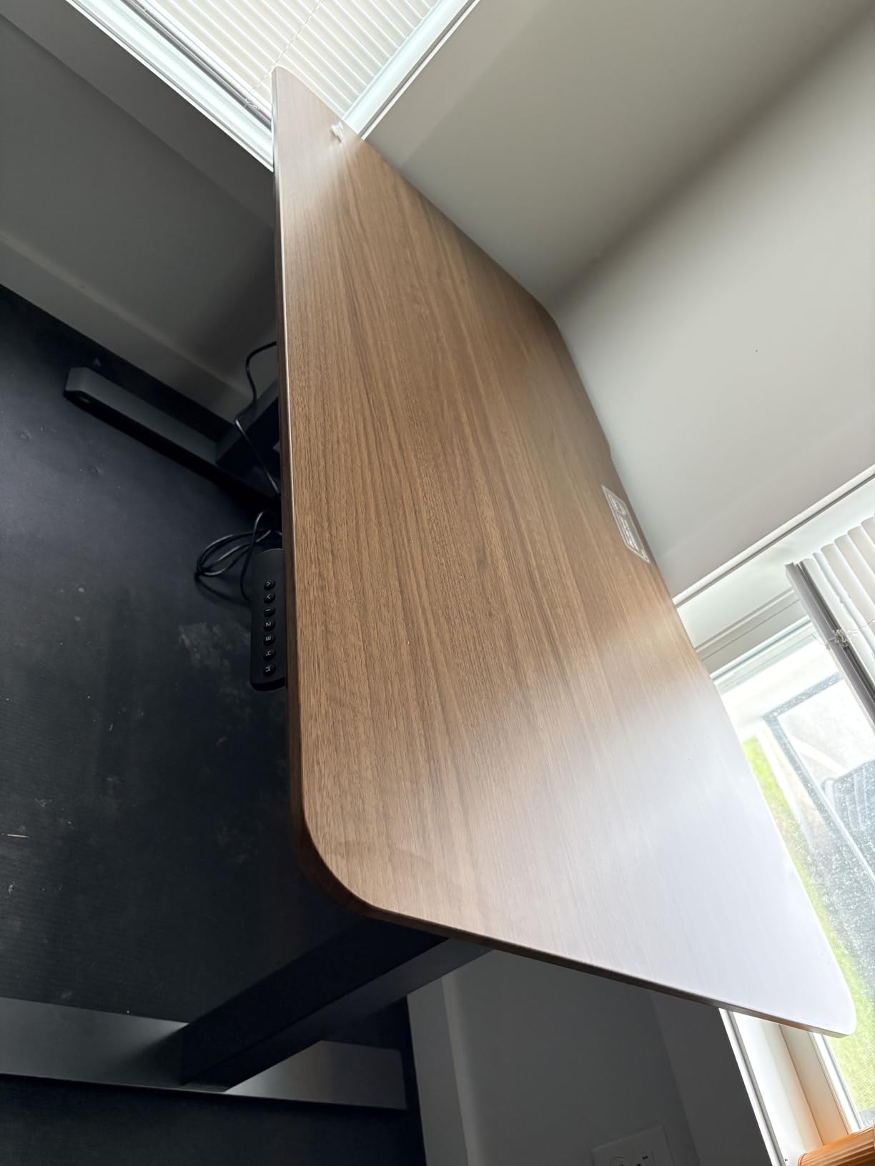 Vari Classic Electric Standing Desk - VariDesk Height Adjustable Sit/Stand Desk - Dual Motor with Memory Presets, Stable T-Style Legs - Gaming or Home Office Workstation - 60”x30”, Butcher Block customer photo 2