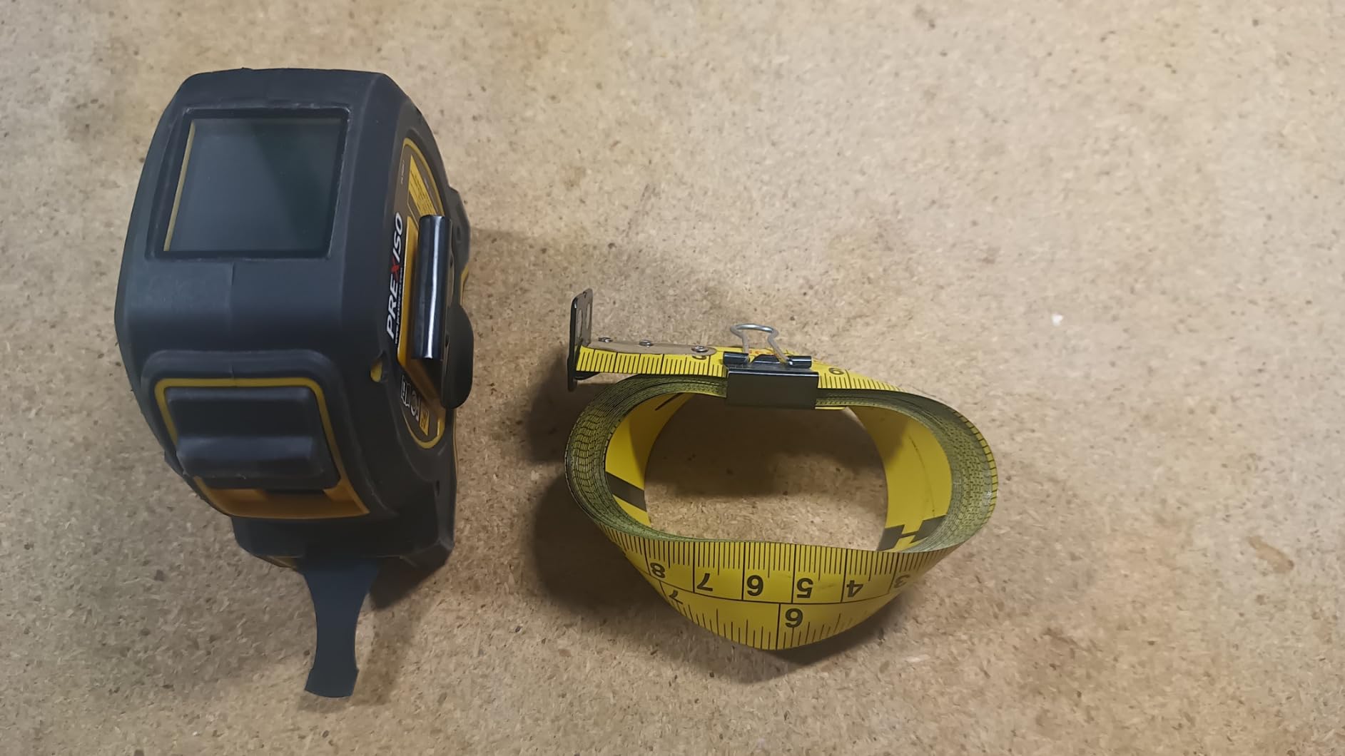 PREXISO 2-in-1 Laser Tape Measure 135Ft Rechargeable Laser Measurement Tool customer photo 2