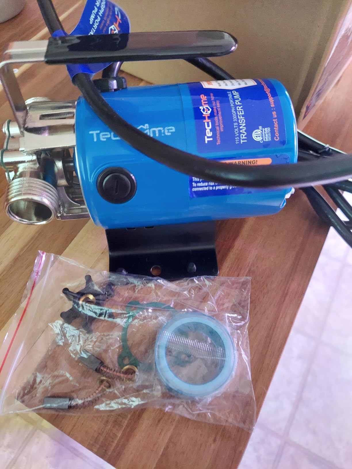 TecHome Electric Water Transfer Pump, 115V 1/10HP Utility Garden Hose Pump customer photo 2