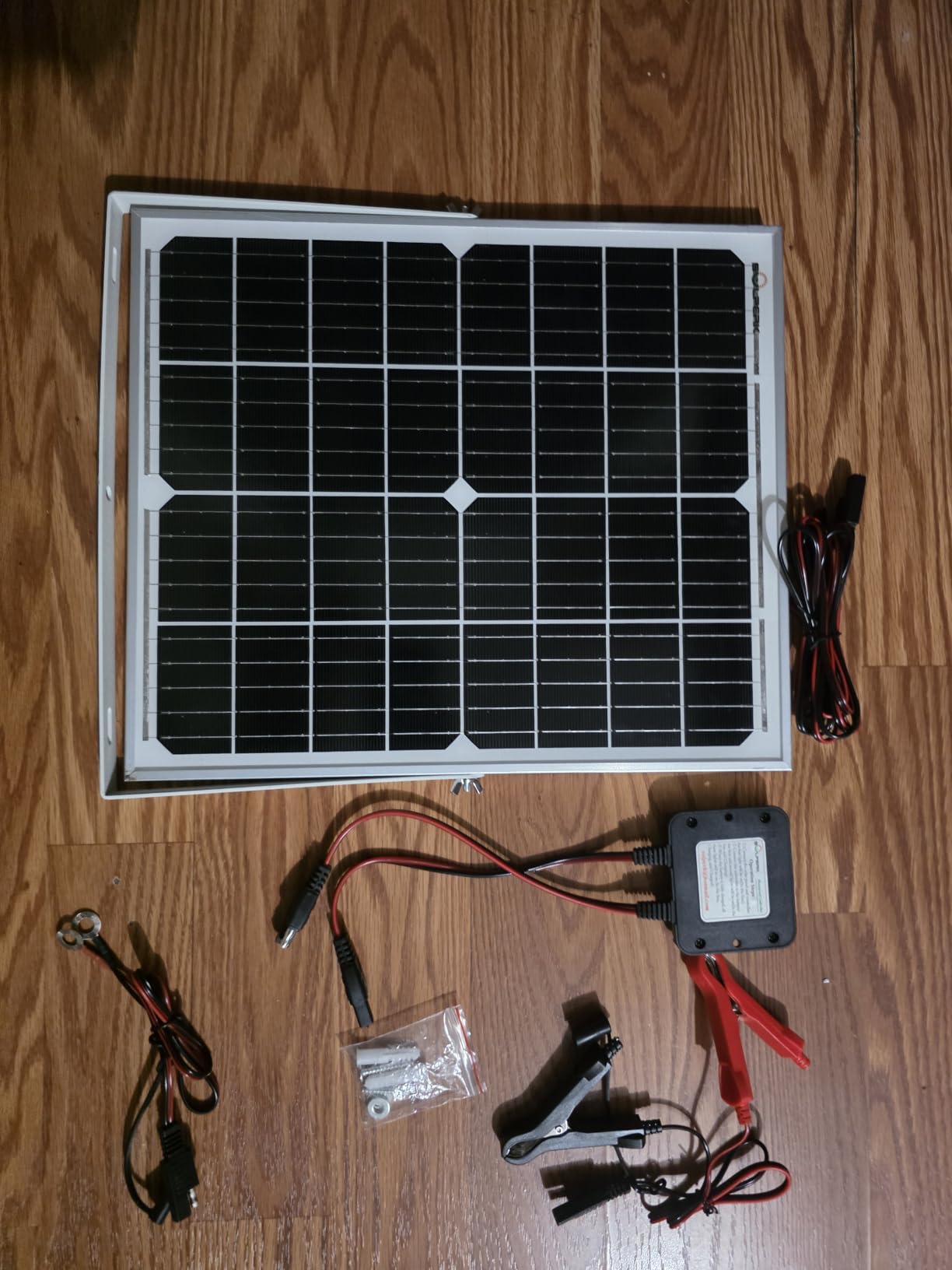 SOLPERK Solar Panel Kit 20W 12V Solar Battery Charger Maintainer+Controller customer photo 2