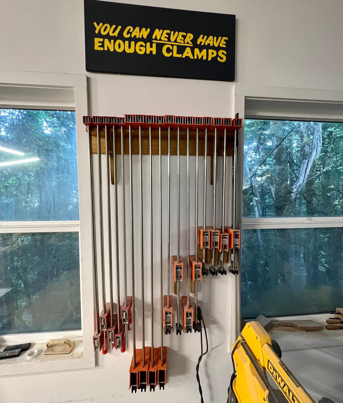 JORGENSEN 48-inch Bar Clamps, 90°Cabinet Master Parallel Jaw Bar Clamp Set, 2-pack customer photo 1