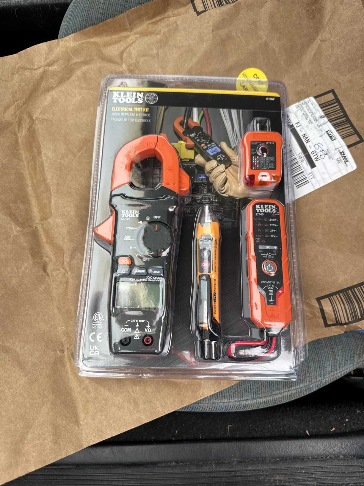 Klein Tools CL120VP Electrical Voltage Test Kit with Clamp Meter customer photo 2