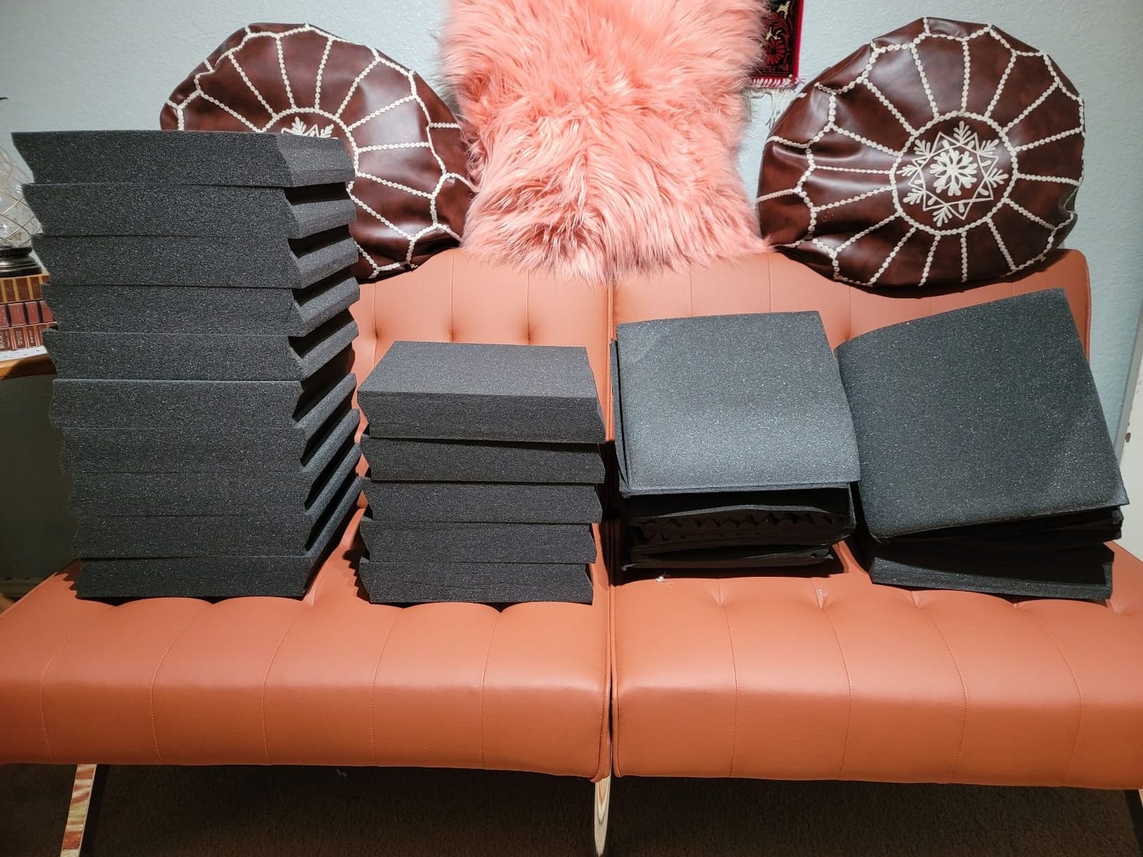 18 Pack Black Acoustic Panels 12