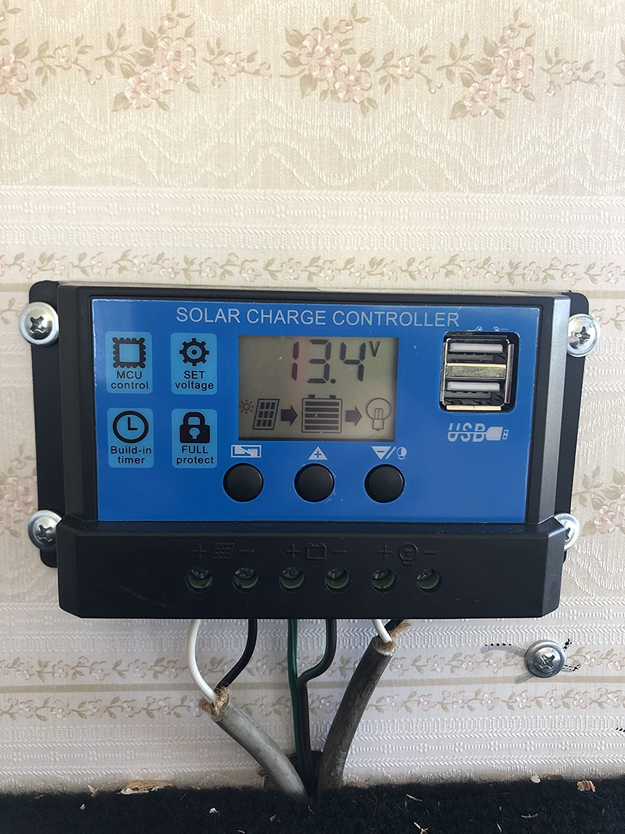 12V Solar Battery Charger Maintainer 20W Solar Panel Kit customer photo 2