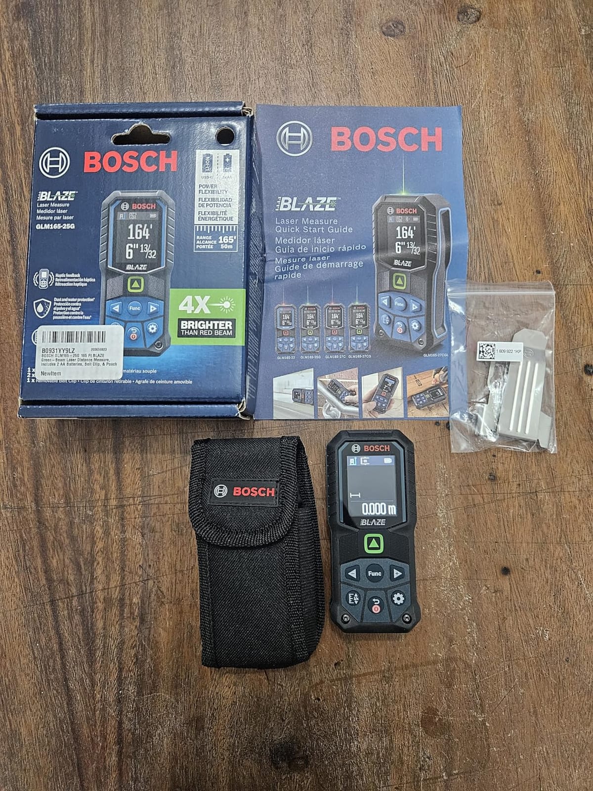 Bosch GLM165-25G Blaze Green-Beam 165 Ft. Laser Measure Tool customer photo 2