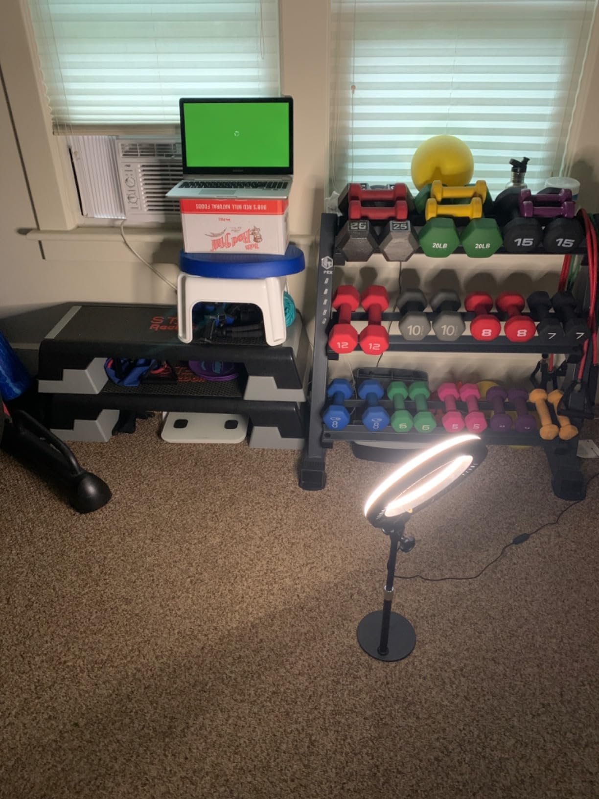 Desk Ring Light with Stand for Computer, Desk Light for Video Recording customer photo 2