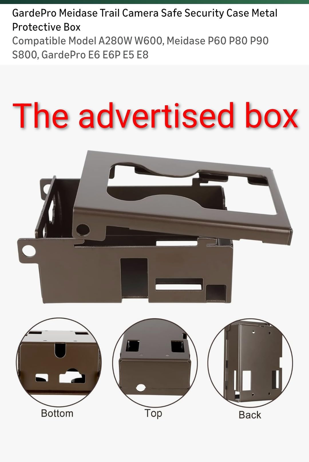 BLAZEVIDEO Trail & Game Camera Security Box customer photo 2