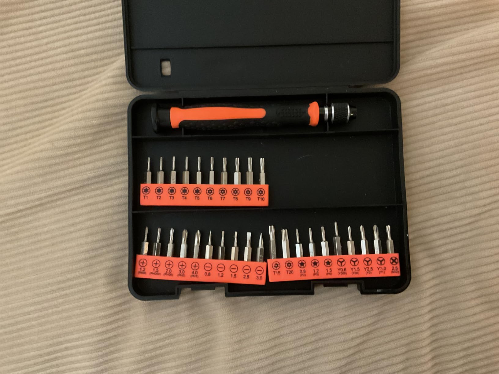 JOREST Small Precision Screwdriver Set with Torx Triwing Phillips, Mini Repair Tool Kit for Macbook, Computer, Laptop, PC, iPhone, PS5, Xbox, Switch, Glasses, Watch, Ring Doorbell, Electronics customer photo 1