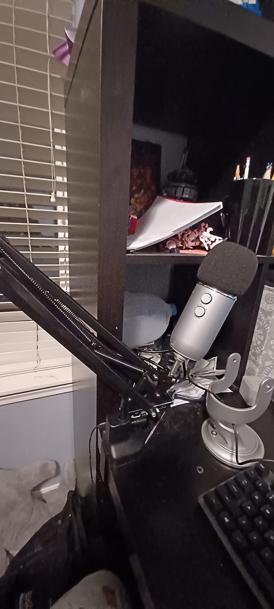 Heavy Duty Adjustable Boom Arm Microphone Stand customer photo 2