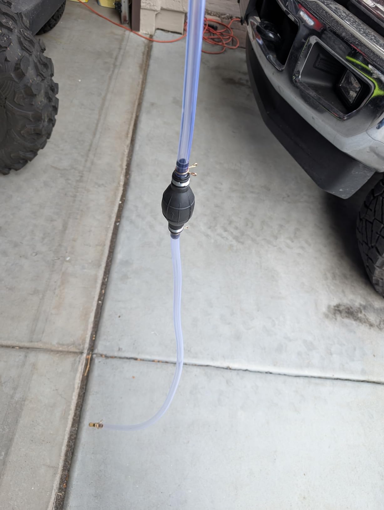 H-veenjor Gasoline Siphon Hose Pump, Hand Water Transfer Pump customer photo 2