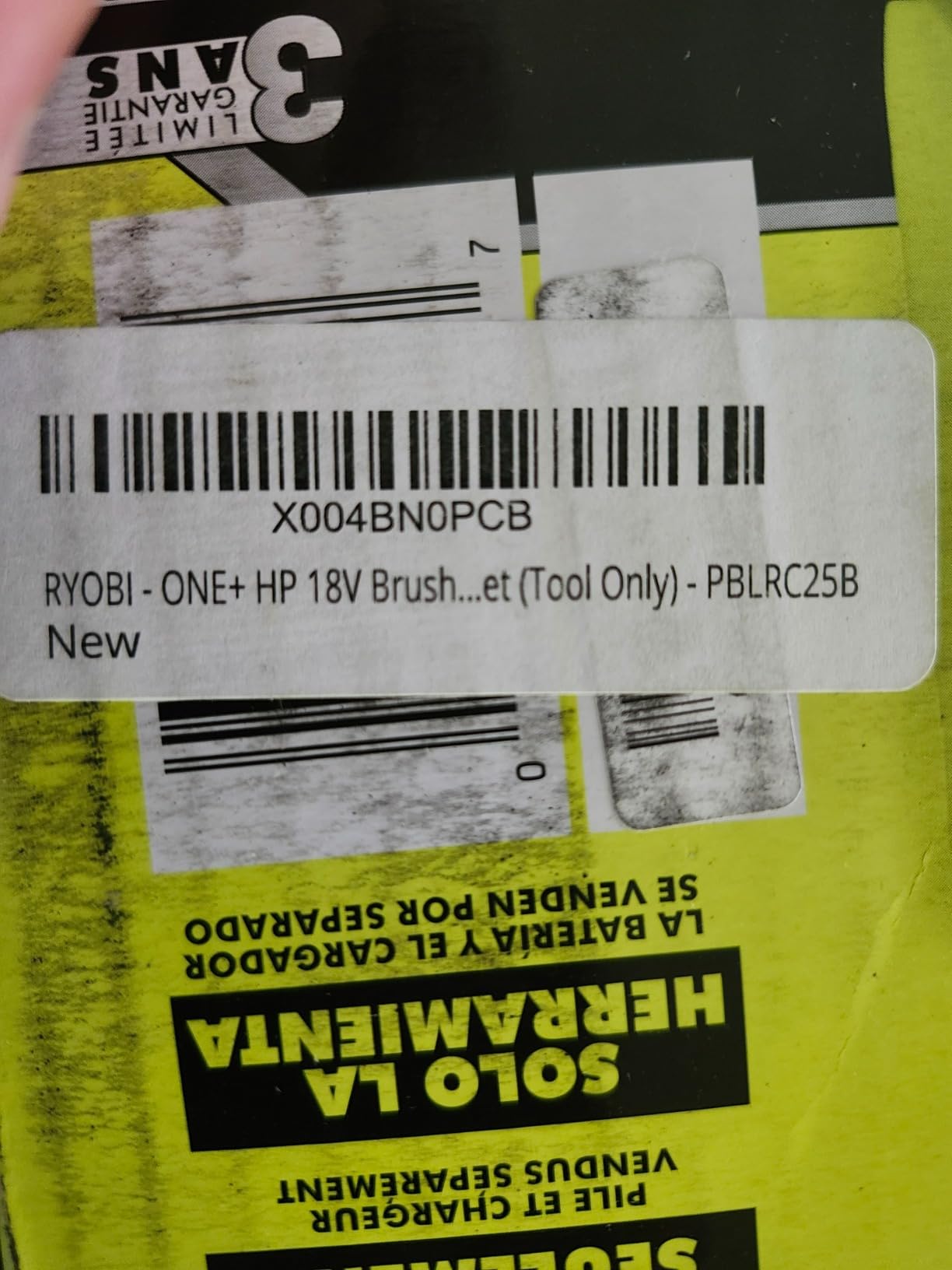 RYOBI ONEAND HP 18V BRUSHLESS Cordless 3/8 in. Extended Reach Ratchet Tool ONLY PBLRC25B customer photo 1