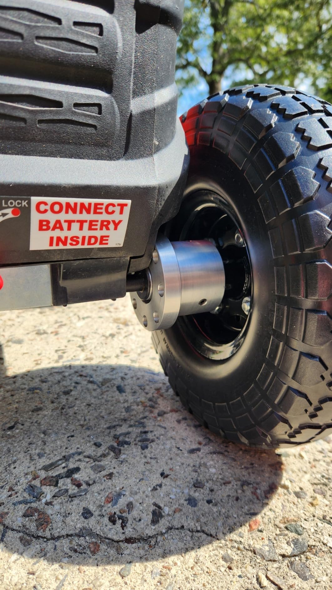 All Terrain Never Flat Wheel Kit, Locking Hub customer photo 2