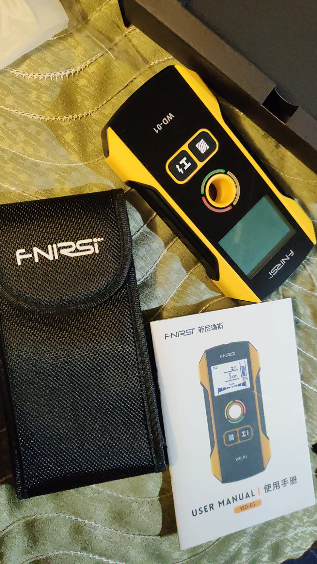FNIRSI WD-01 6 in 1 Rechargeable Stud Finder Wall Scanner, Positioning Hole customer photo 2