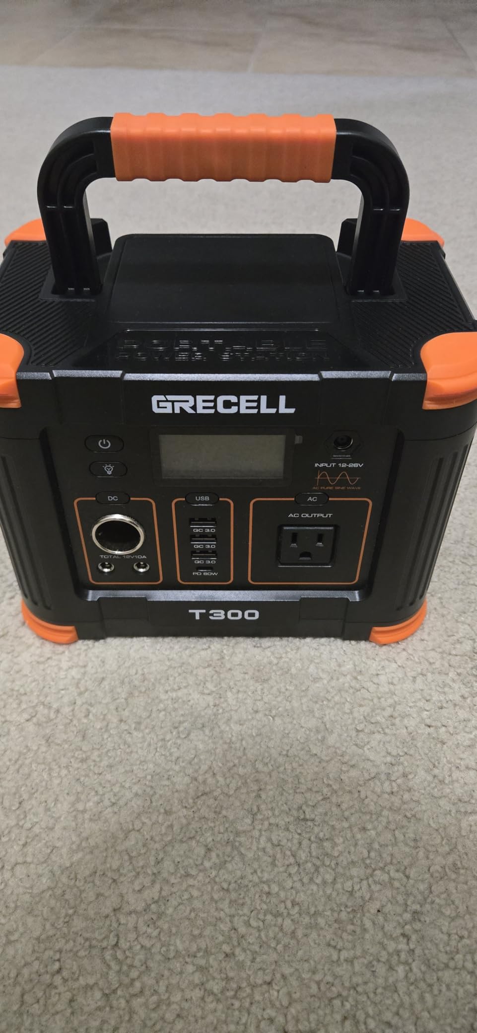 GRECELL 999Wh Solar Generator 1000W Portable Power Station for Outdoor customer photo 2