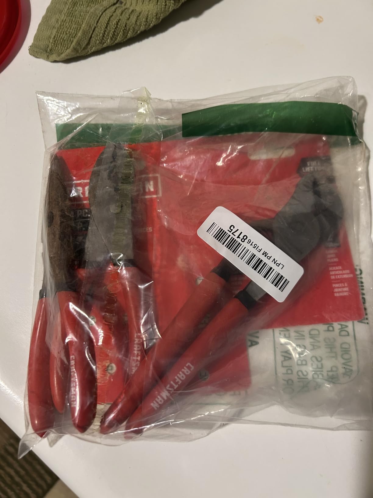 CRAFTSMAN Pliers Set, 3 Piece Set, Long Nose, Slip Joint, 8 Inch Groove (CMHT84103R) customer photo 2