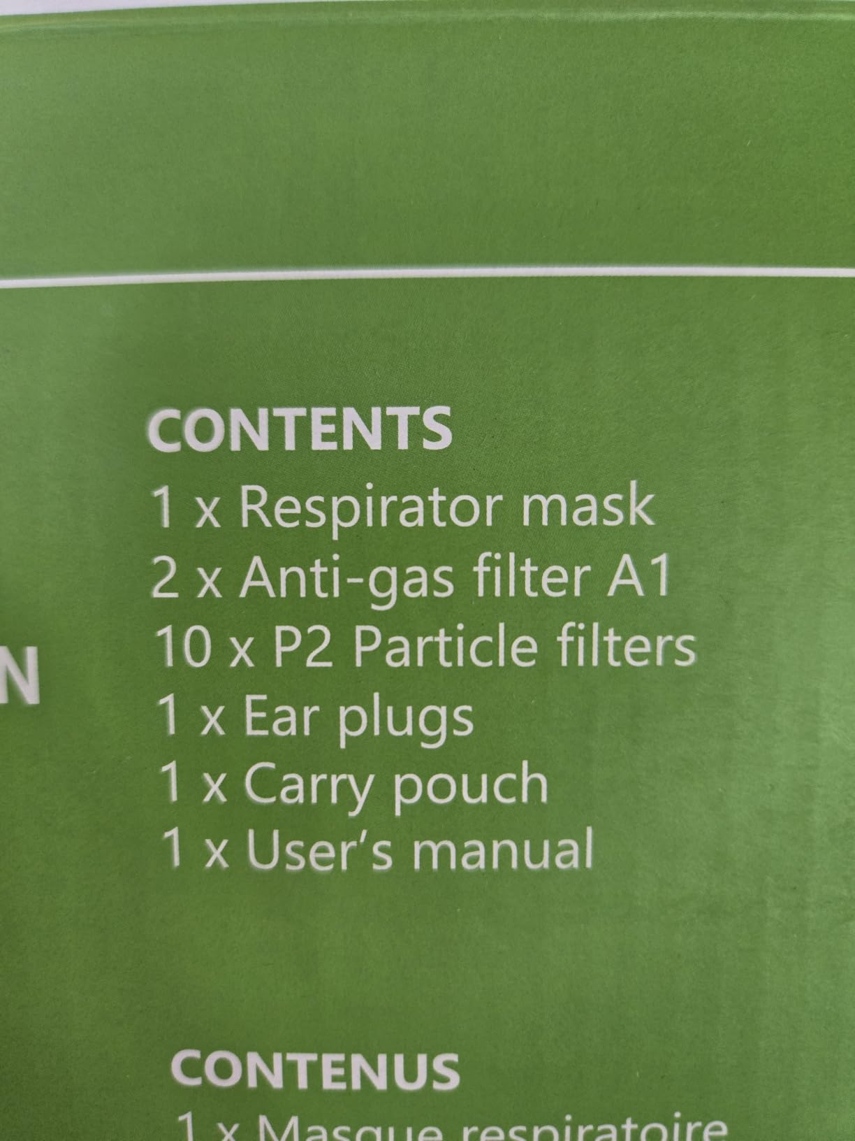 AirGearPro G-750 Full Face Respirator Mask with A1P2 Filter, Anti-Dust | Mask Ideal for Painting, Woodworking, Construction, Sanding, Spraying, DIY etc customer photo 2