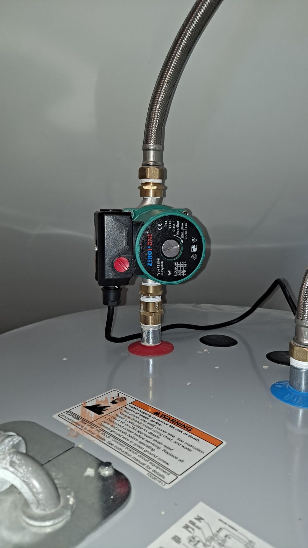 Hot Water Recirculating Pump 120W for Electric Water Heater System customer photo 2