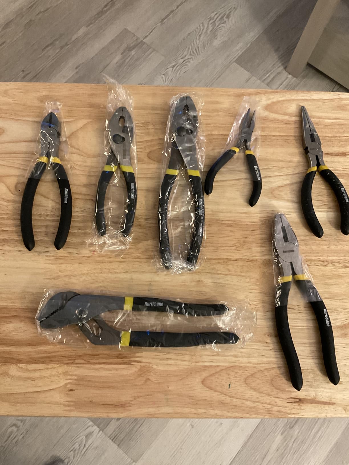 HURRICANE 3-Piece Pliers Set - Heavy-Duty with 8-Inch Linesman, Needle Nose Pliers and 6-Inch Diagonal Cutters for Basic Repair customer photo 1