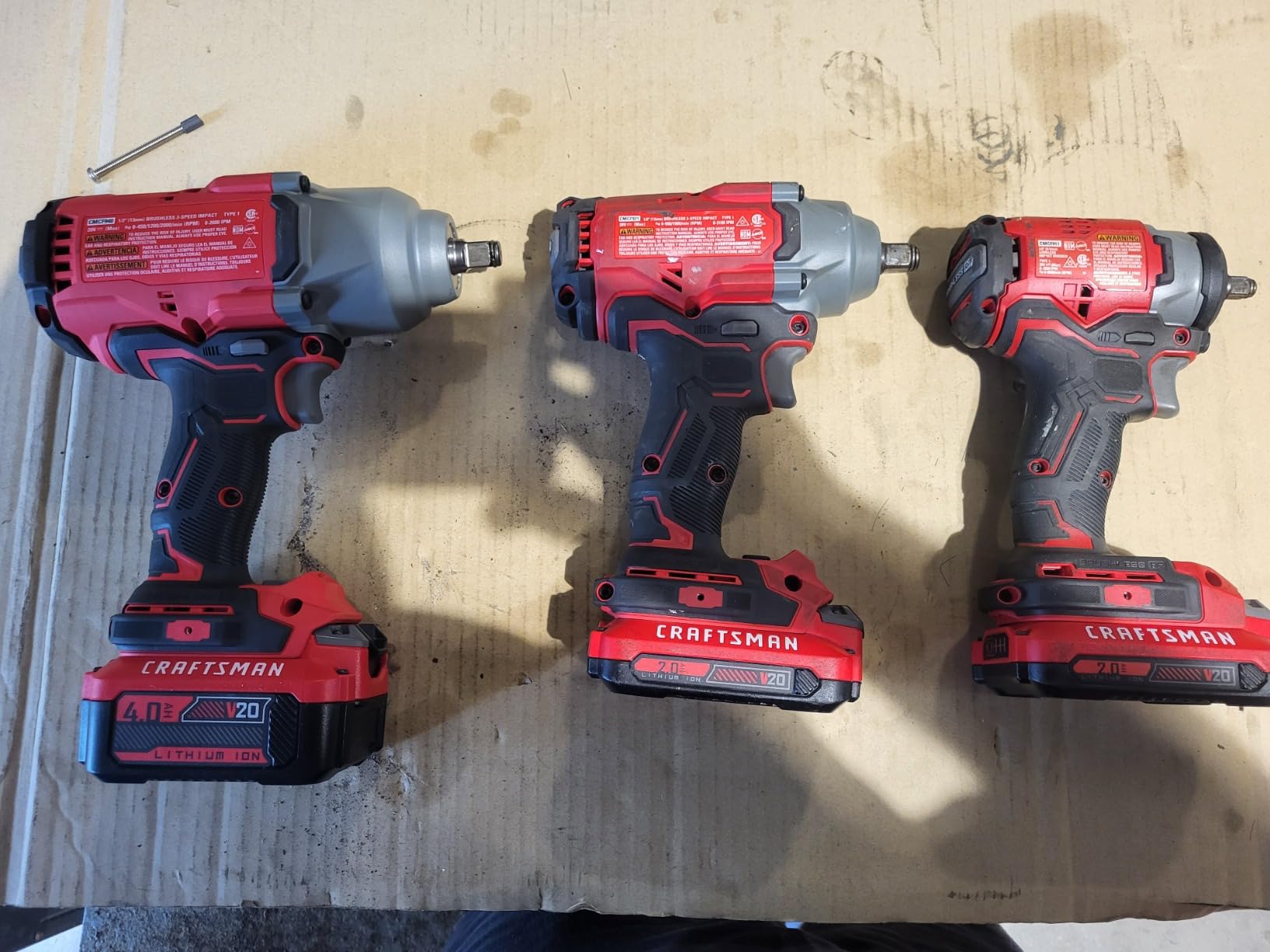 CRAFTSMAN V20 RP Cordless Impact Wrench, Battery and Charger (CMCF940M1) customer photo 2