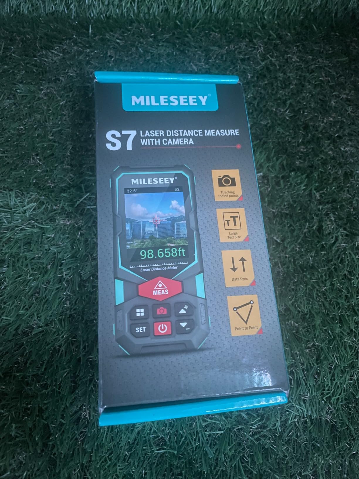 MILESEEY S7 Outdoor Laser Measure with Viewfinder Camera for Pro & DIY Use customer photo 1