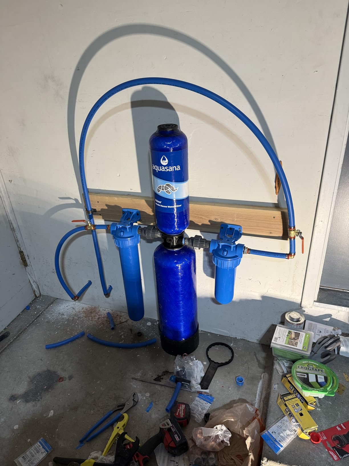 Aquasana Whole House Water Filter System | 1M Gal | Carbon & KDF | WH-1000 customer photo 1