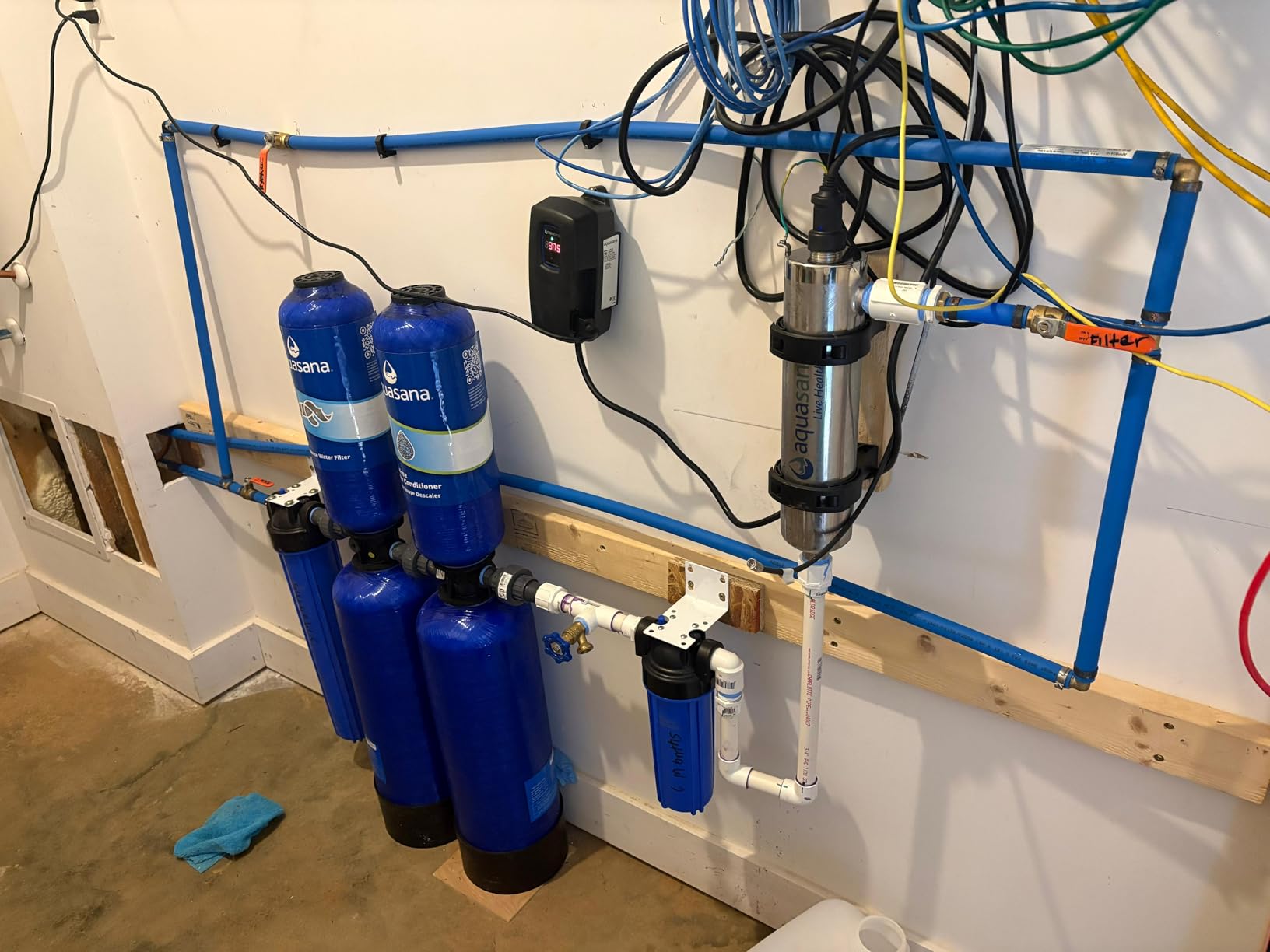 Aquasana Whole House Water Filter System | 1M Gal | Carbon & KDF | WH-1000 customer photo 2