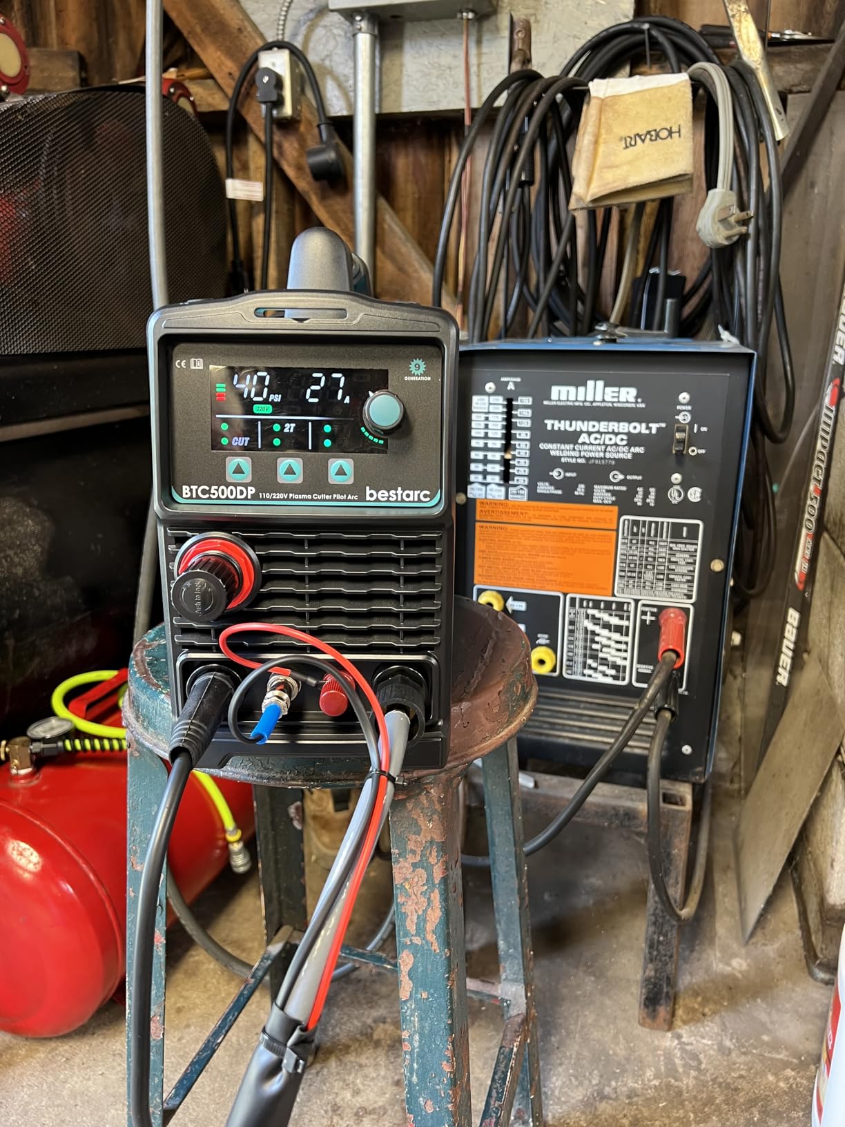 Bestarc Plasma Cutter Machine, Pilot Arc, 50A IGBT 110V 220V Dual Voltage customer photo 2