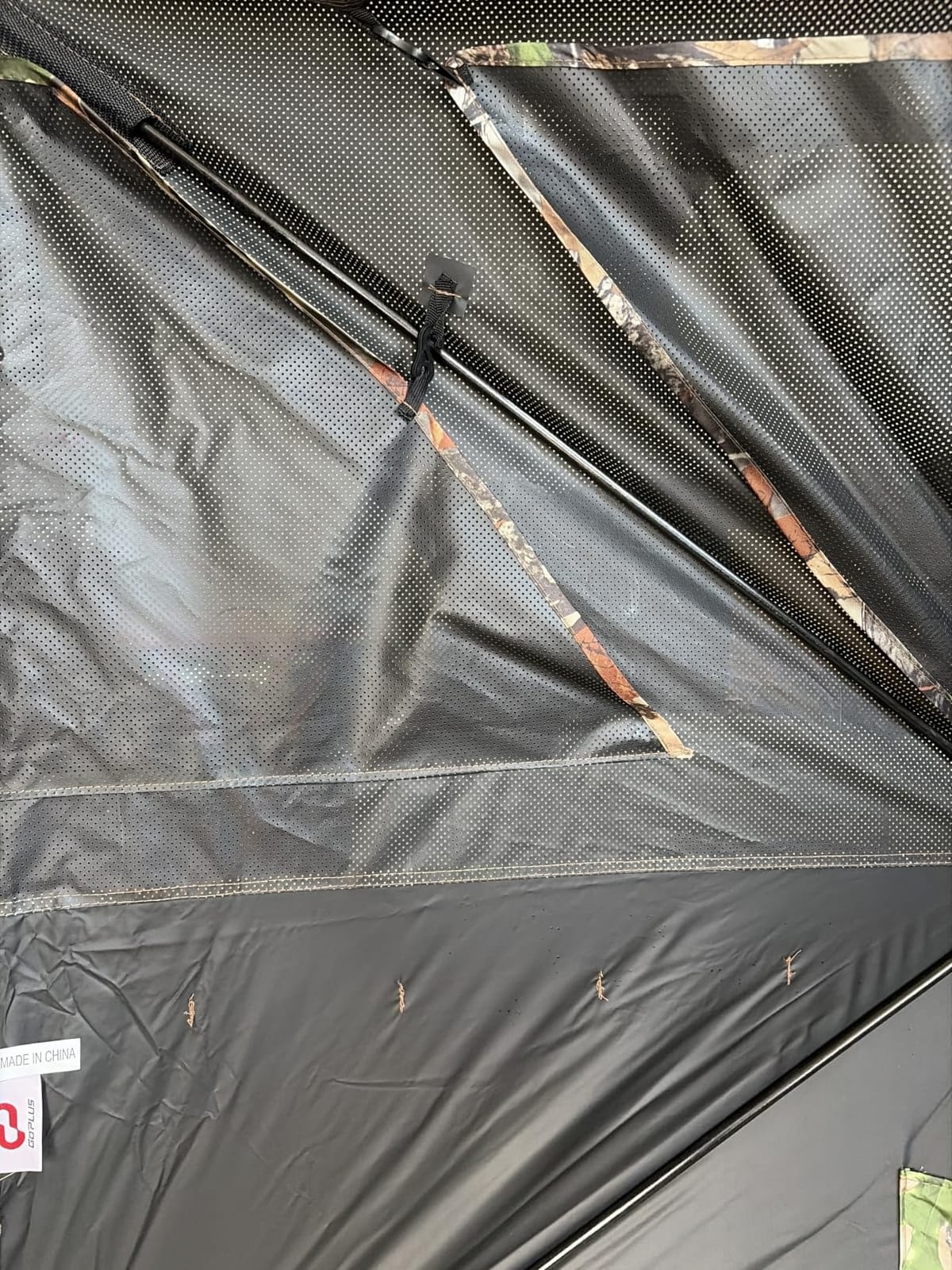 GYMAX Hunting Blind, 2-Panel See Through Pop Up 2-3 Persons Camouflage Deer Blind with Windows & Carrying Bag, Portable Folding Outdoor Ground Blind for Deer Turkey Hunting Gear Accessories customer photo 1