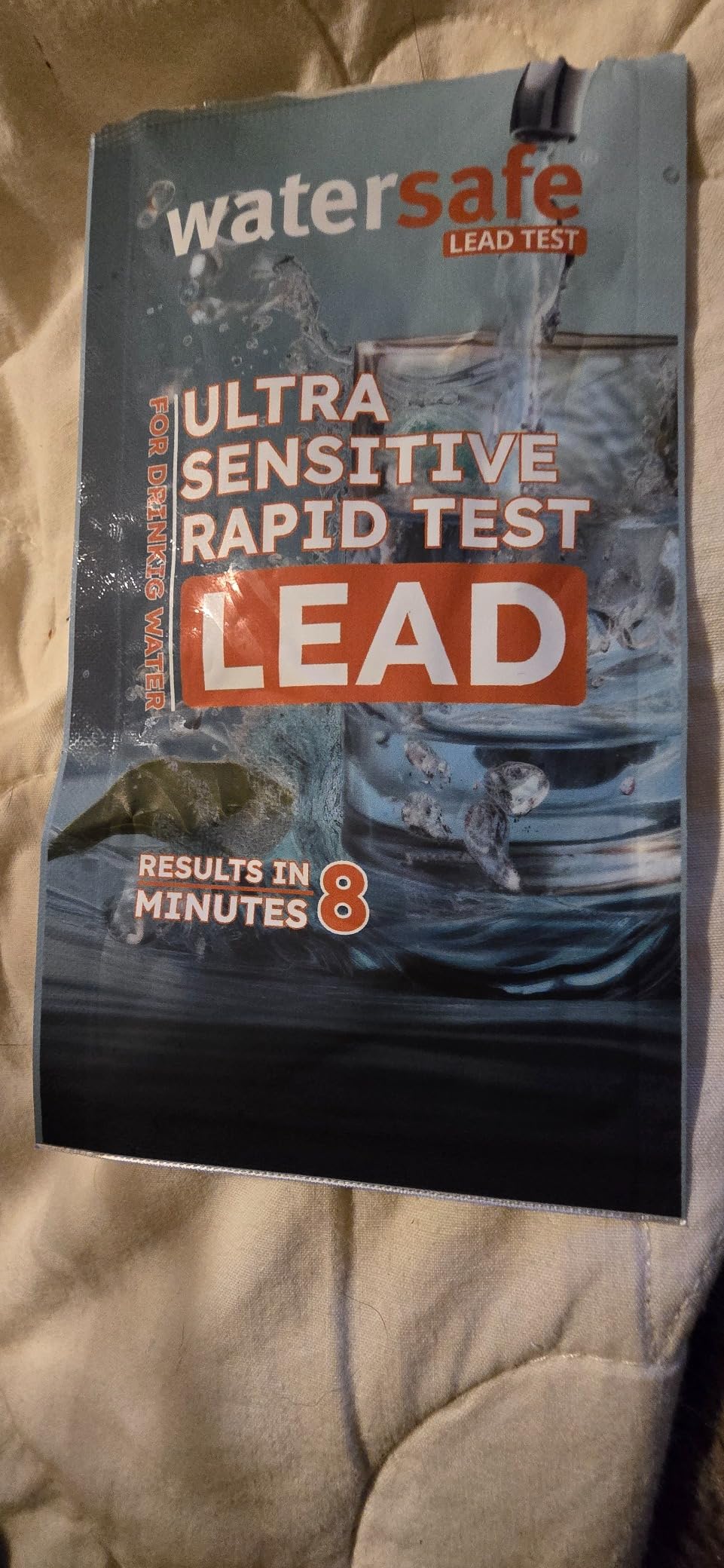 Watersafe® Lead in Drinking Water Test Kit – EPA-Compliant & Lab-Verified 8-Minute Detection Below 5 PPB – Easy & Accurate DIY Home Testing for Tap & Well Water - 1 Pack customer photo 1