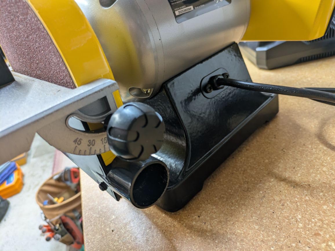 10 Inch Variable Speed Wet Sharpening System, 90-160RPM Wet Bench Grinder, Two Direction Water Cooled Wet/Dry Sharpening System for knife, Chisel, Scissor, Woodworking Tools customer photo 1