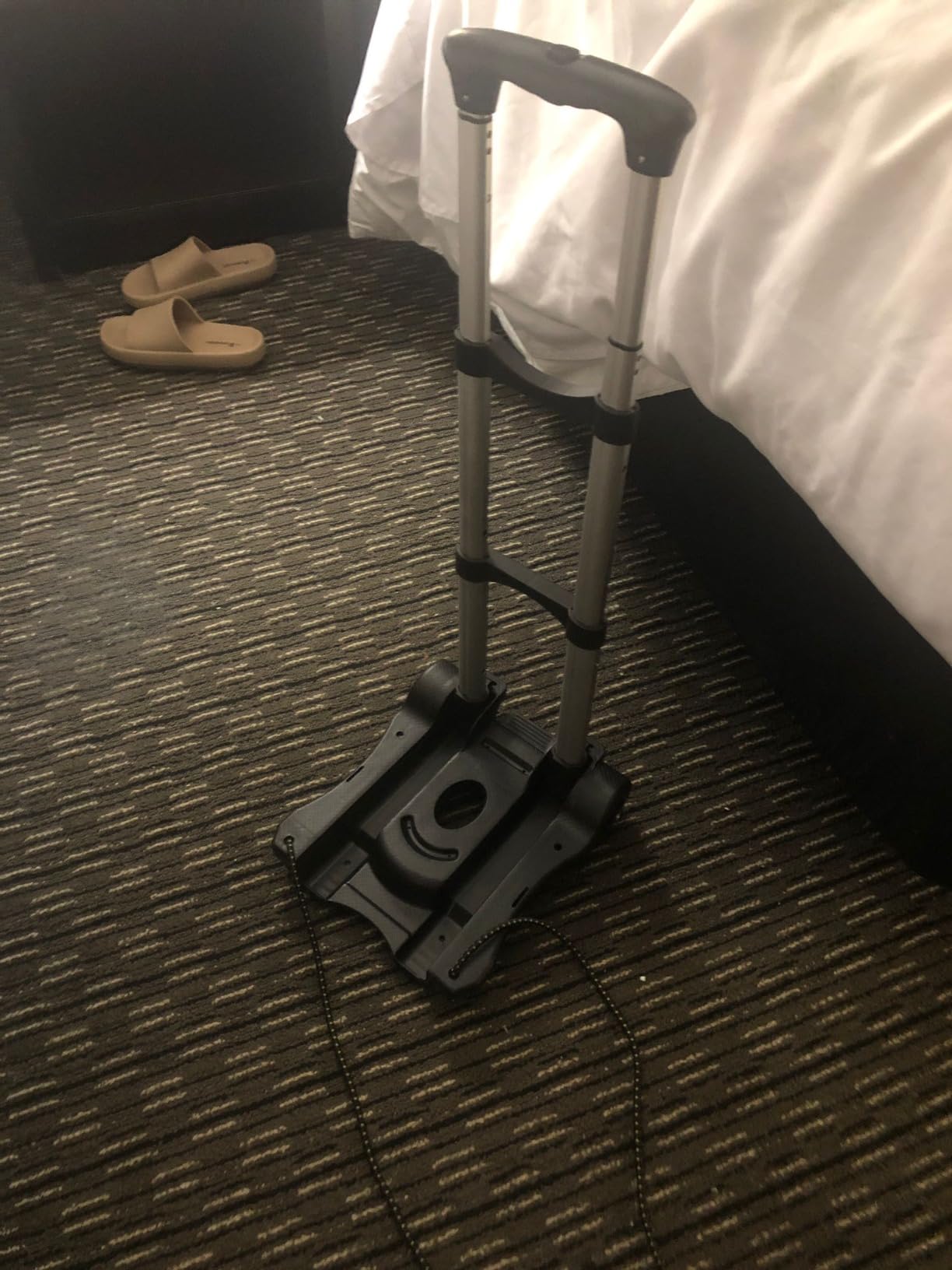 Vsaikeo Small Folding Hand Truck Dolly with 2 Wheels, Foldable Luggage Cart customer photo 2