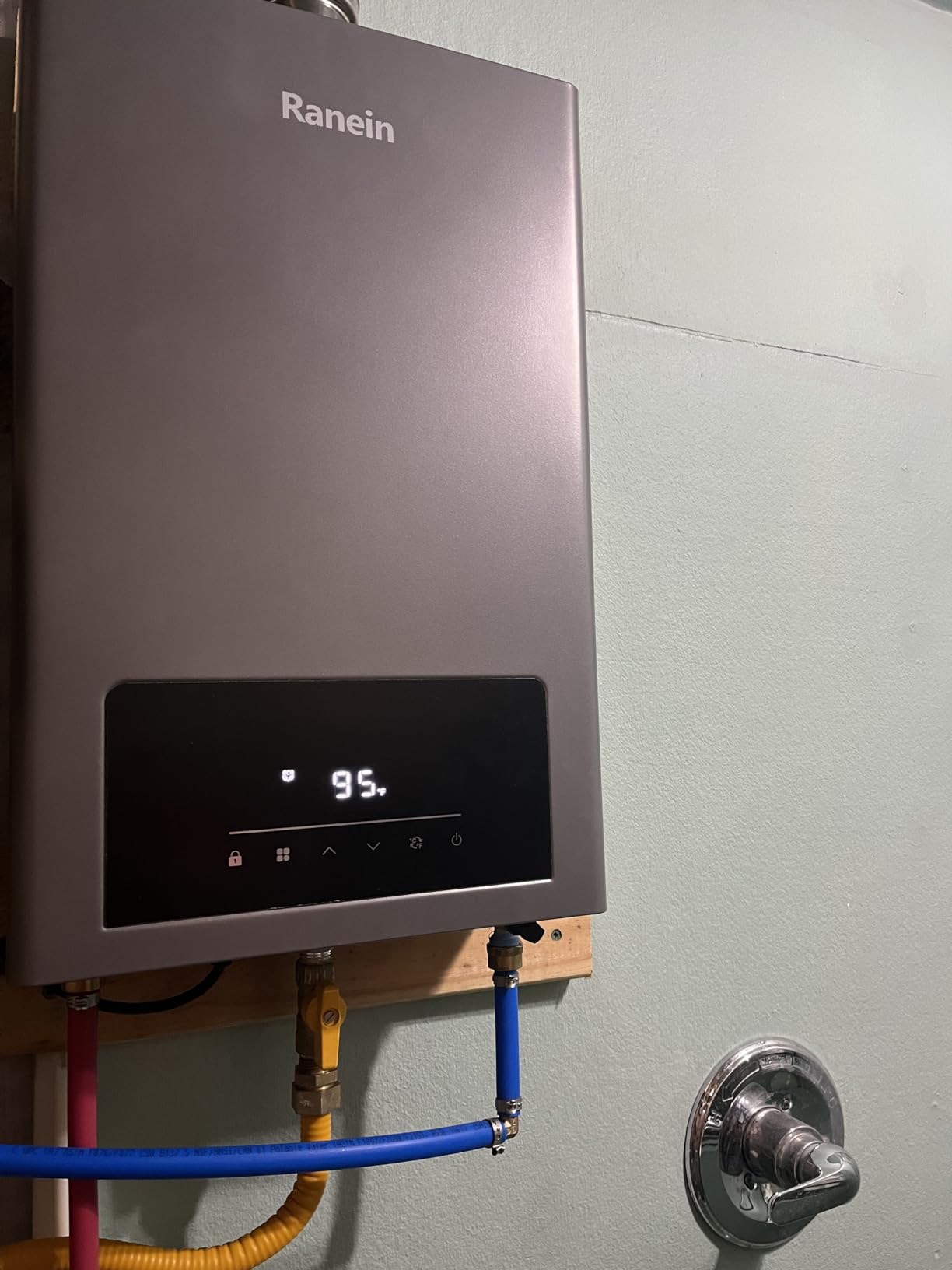Ranein Propane Gas Tankless Water Heater, 3.6 GPM, 80,000 BTU, Indoor customer photo 2
